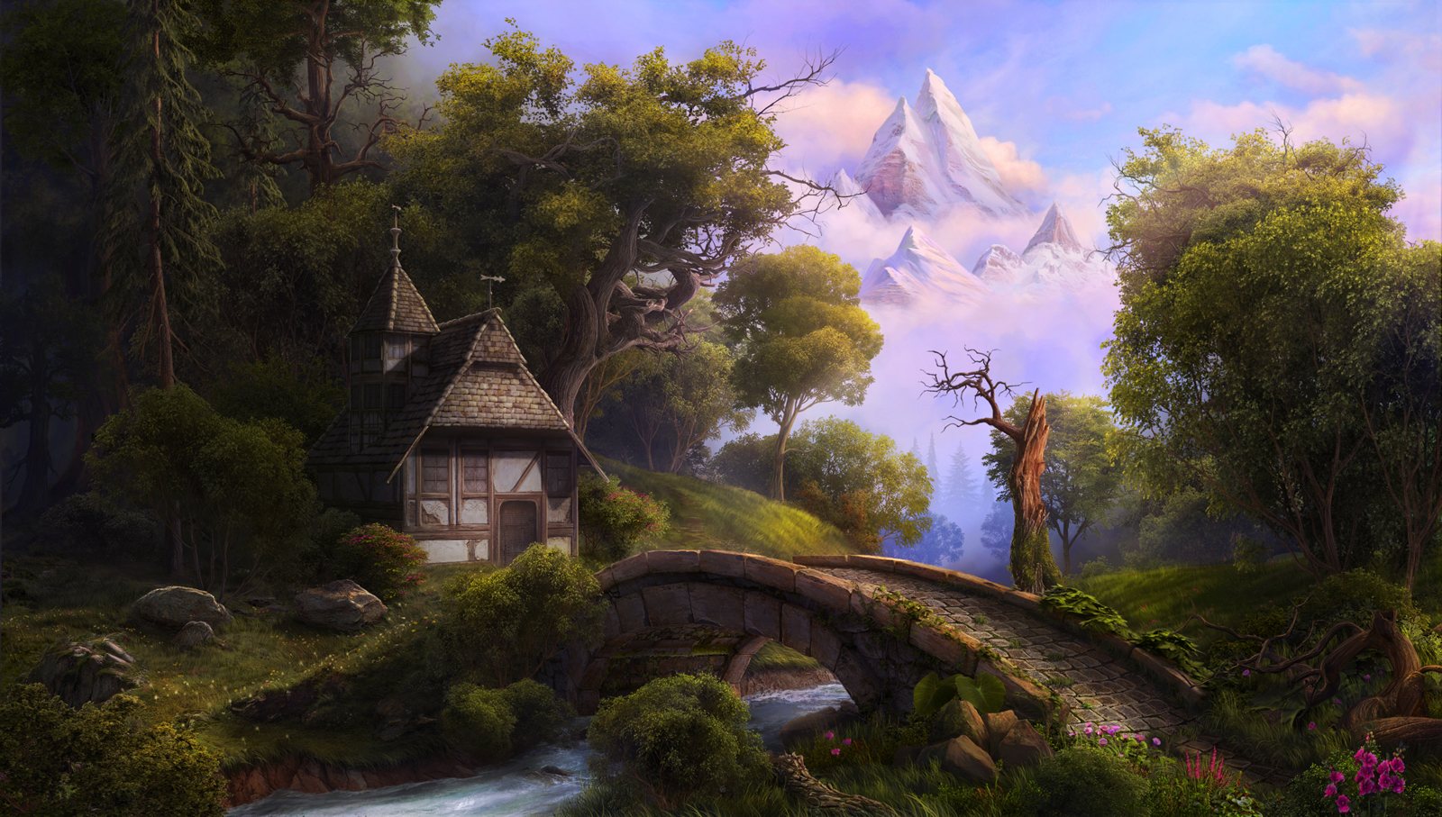 fairytale landscape