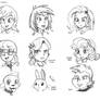 Equestria Girls studies - supporting cast