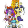 The Dazzlings as The Pillar Men