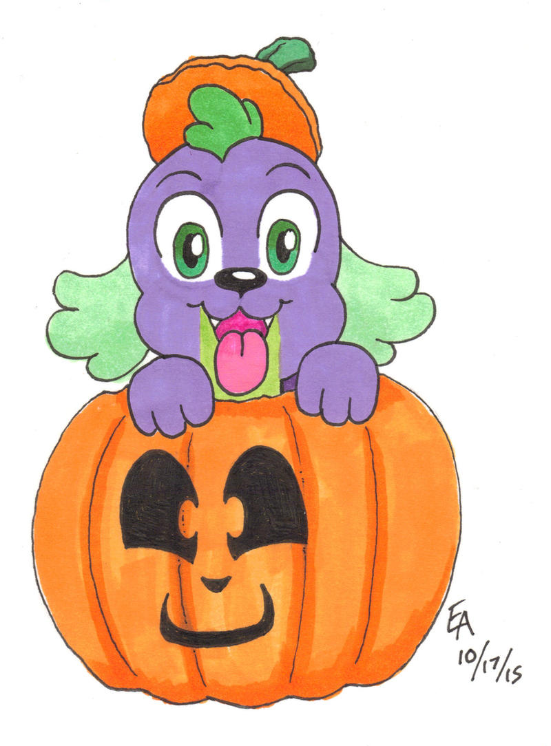 EQG Halloween 2015 Spike Colored