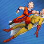 Krillin Punching Saitama Version 2