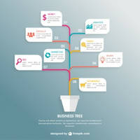 Business Tree Infographic