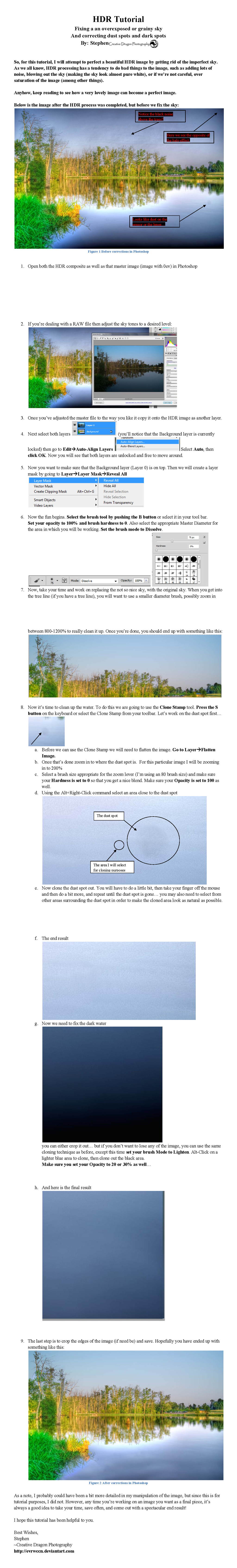 HDR Tutorial - Sky, Dark, Dust