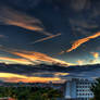 Waiblingen Rooftop Sunset HDR