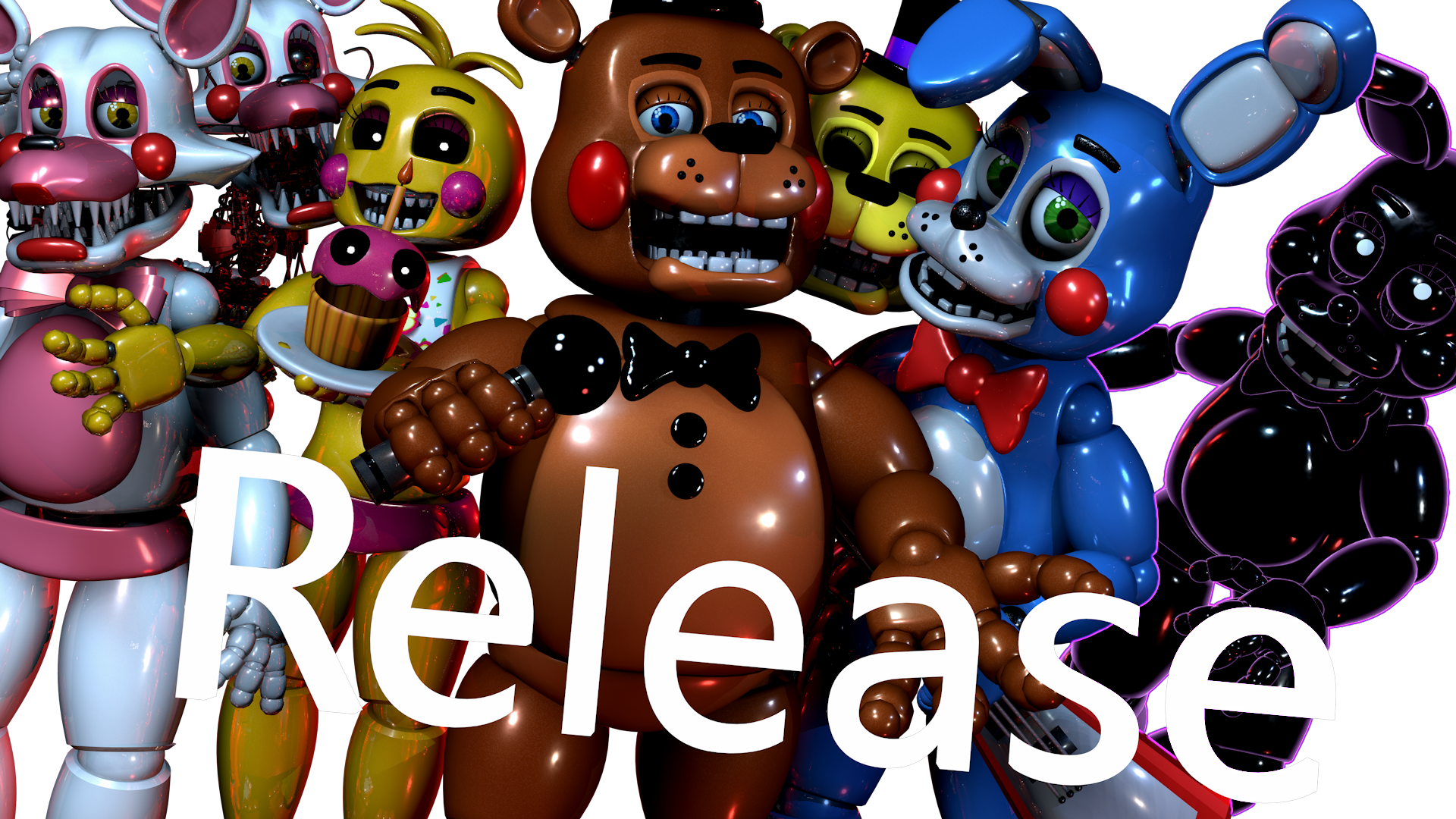 fnaf 2 toy animatronics by CXel1al on DeviantArt