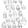 Dwarf Beard Sketches 2