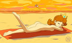 Princess Daisy Sunbathing Naked - (Kairu-Hakubi) by Retro-Punch