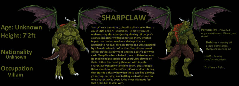 SharpClaw's Character Sheet