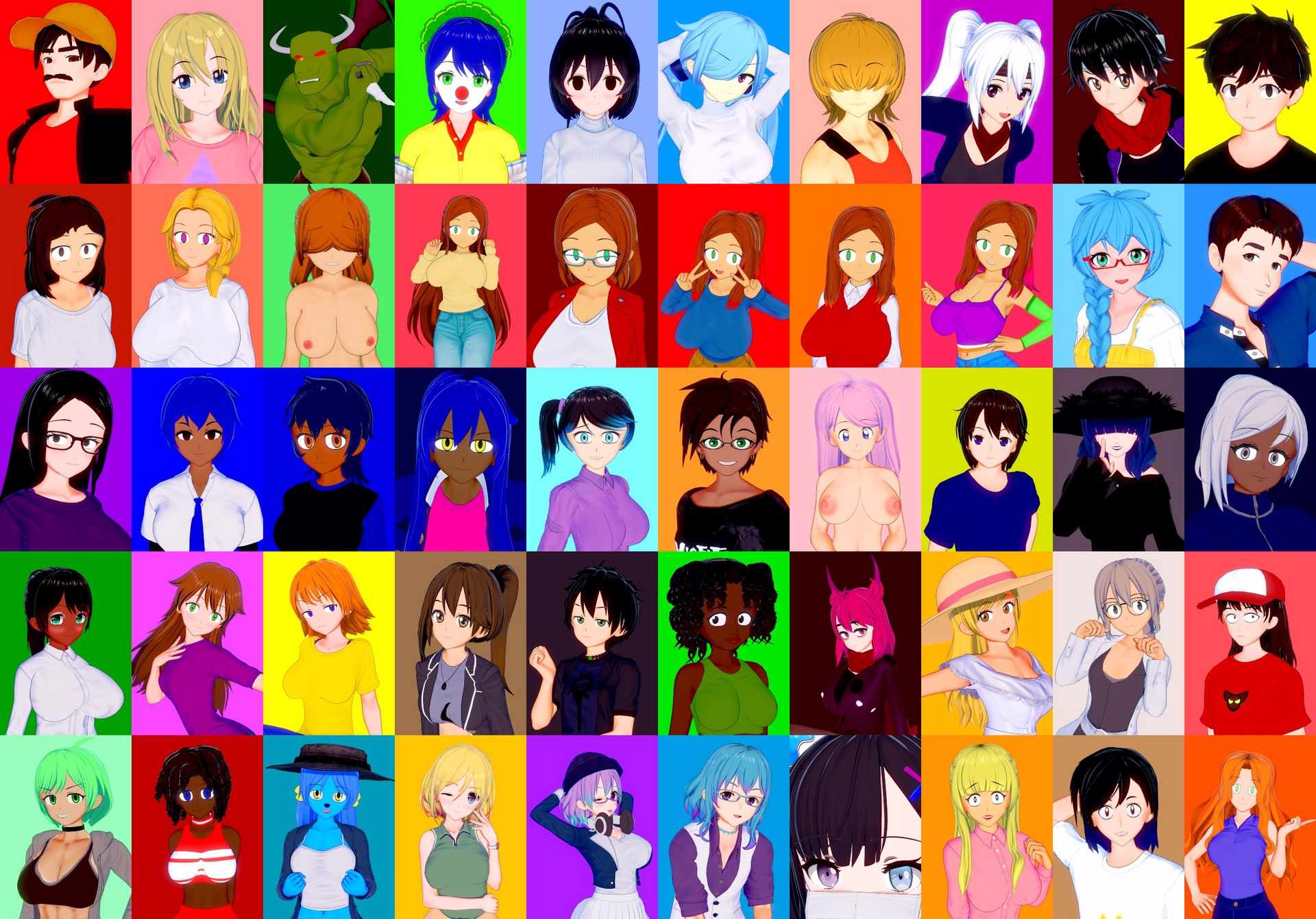 Model Character Names Original Character Model List (2023) by Retro-Punch on DeviantArt