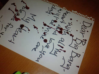 Big Bang bloody fan letter