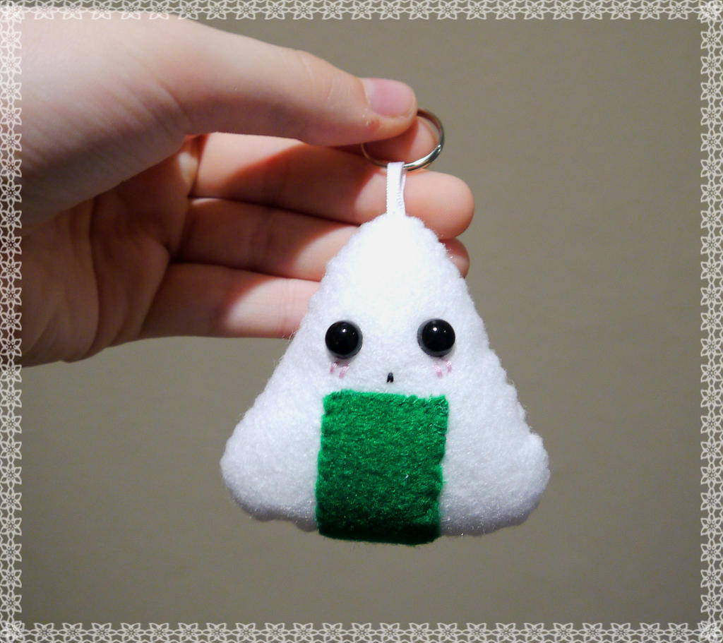 Onigiri Keychain Plushie