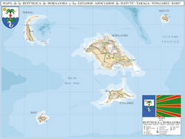 Archipelago of Bora-Gora Map