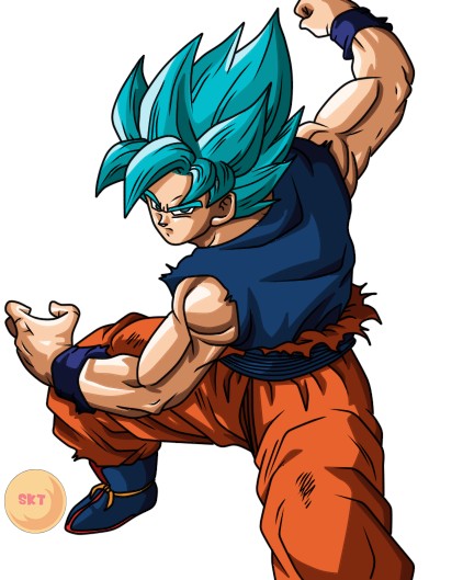 Goku Ssj Blue Full Power Manga Png by JosueOneTour on DeviantArt