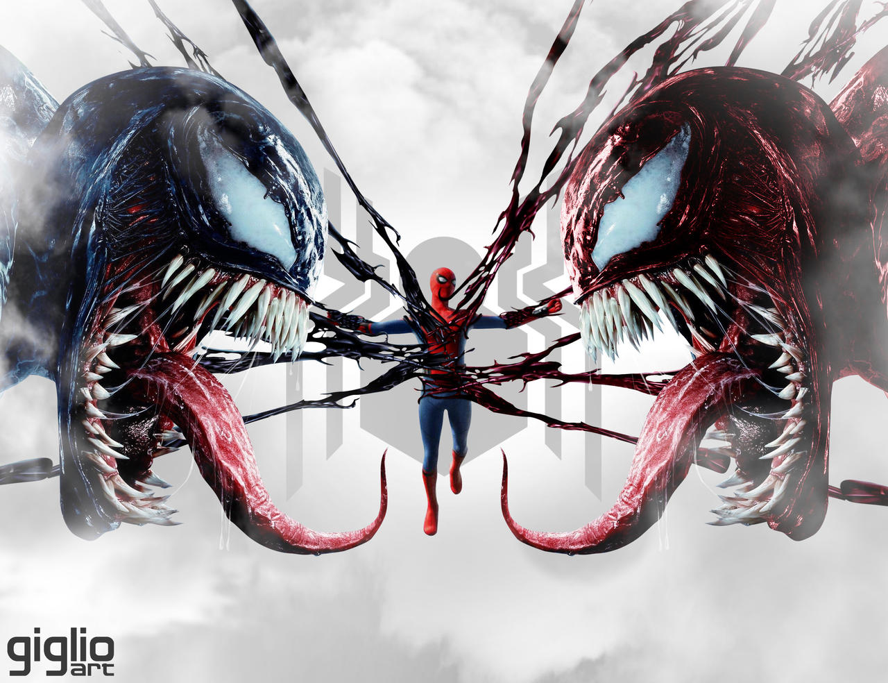 Venom Carnage Spiderman Fan Art by AndreaGiglioArt on DeviantArt