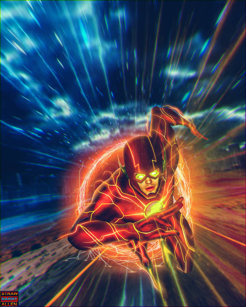 Flash digital art by StrawBarryAllen27 on DeviantArt