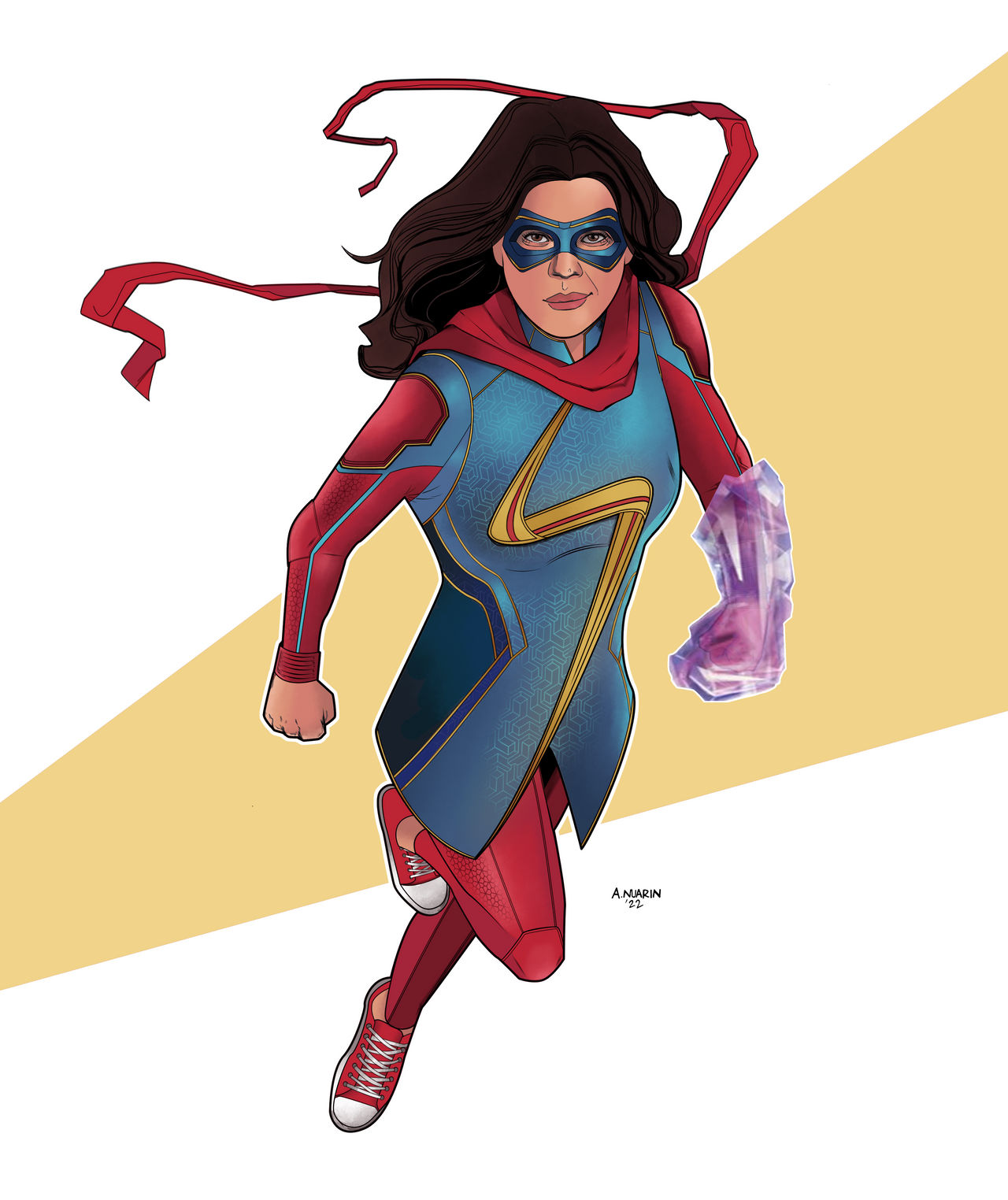 Ms.Marvel by andrsnrn on DeviantArt