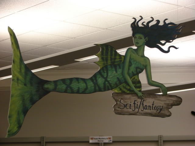 Library Mermaid - Green