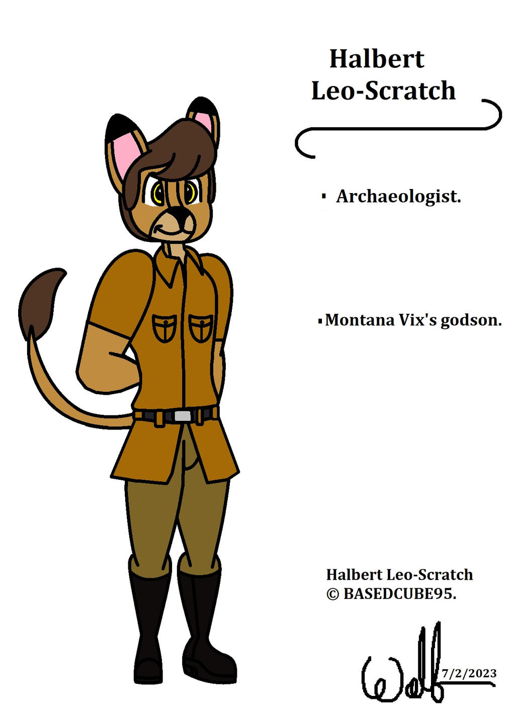 Halbert Leo-Scratch (for BASEDCUBE95) by Okamitaro on DeviantArt