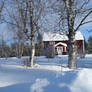 The little red house...