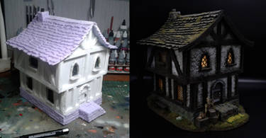 Scratch Built Tudor Style House