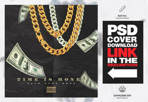 Money Chain CD Mixtape Rap Album Cover Template