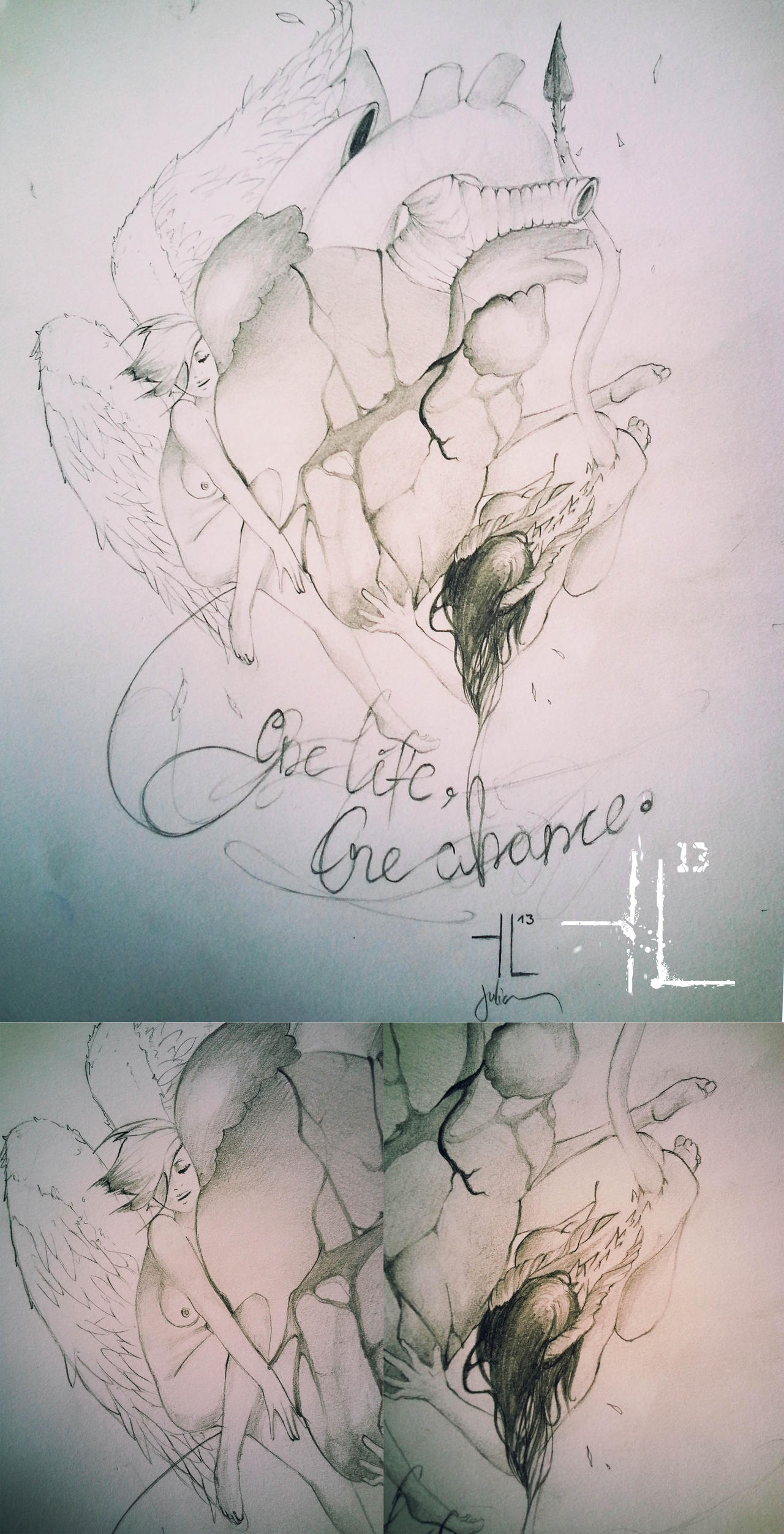One life, one chance. (Tattoo Scribble) by YesterdaysLoser on DeviantArt