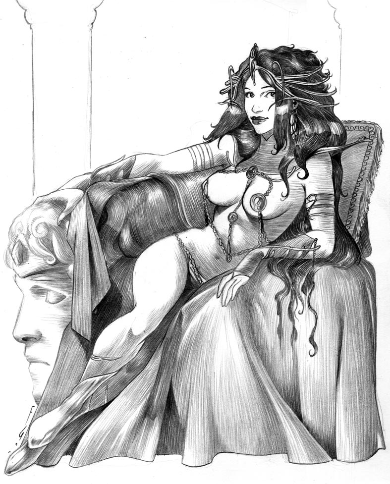 Dejah Thoris sketch 3