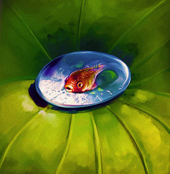 Fish in a Water Droplet