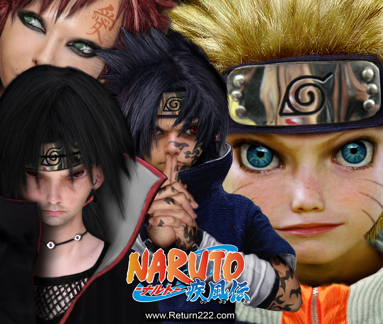 Untooned Naruto papiel