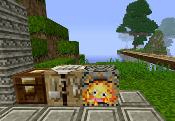 Calcifer In Minecraft