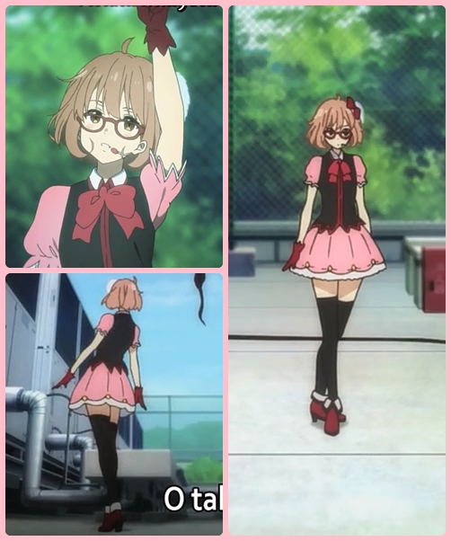 Mirai from kyoukai no kanata free 3D model rigged