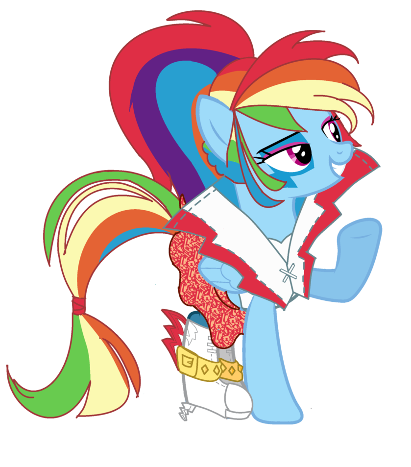  My  little  pony  Rainbow  rocks Rainbow  Dash by 