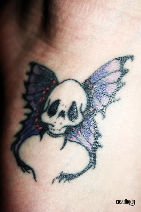 Butterfly skull