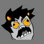 Rage Karkat Icon - Grey