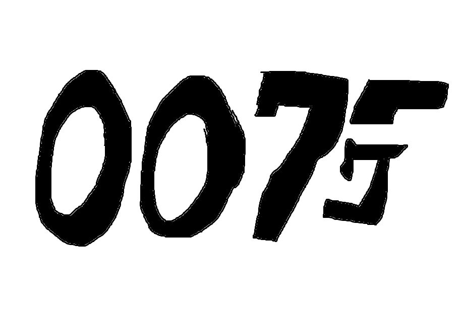 007, James Bond's Number Logo by MJEGameandComicFan89 on DeviantArt