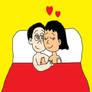 Larcos Cuddling in Bed
