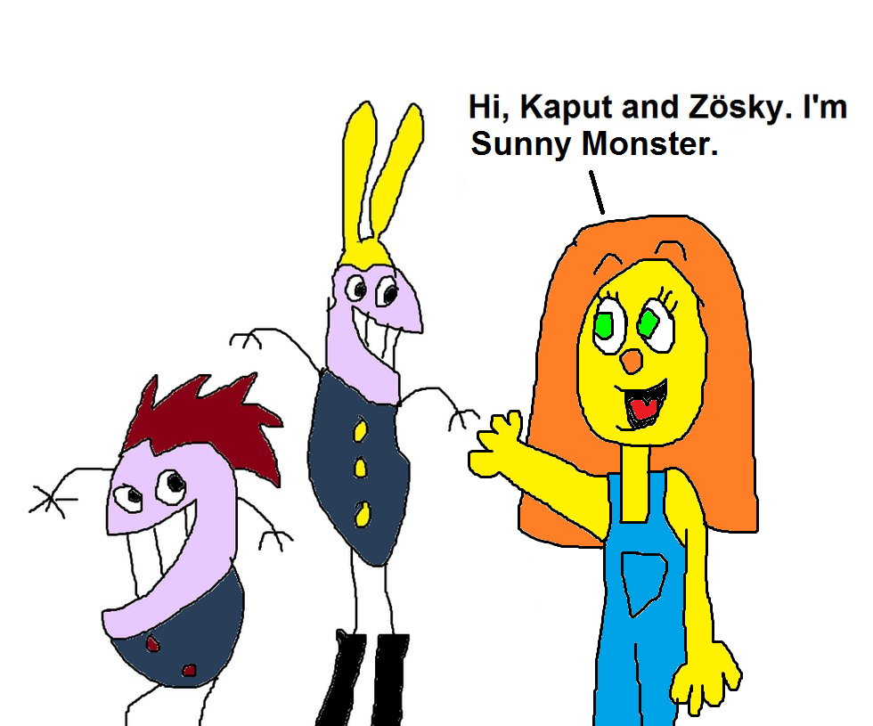 Kaput and Zosky Meeting Sunny Monster