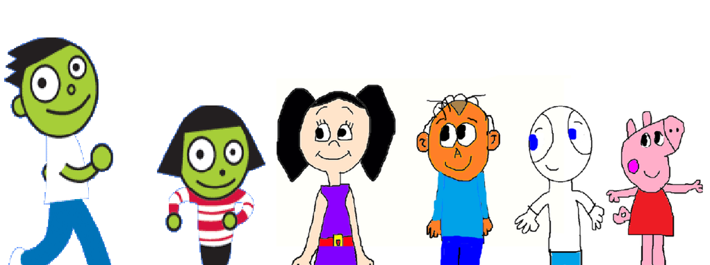 The pbs kids gang with baby dash and dot by coolrabb on DeviantArt