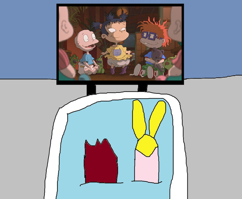 Kaput and Zosky Watching Rugrats in Paris in Bath by ...