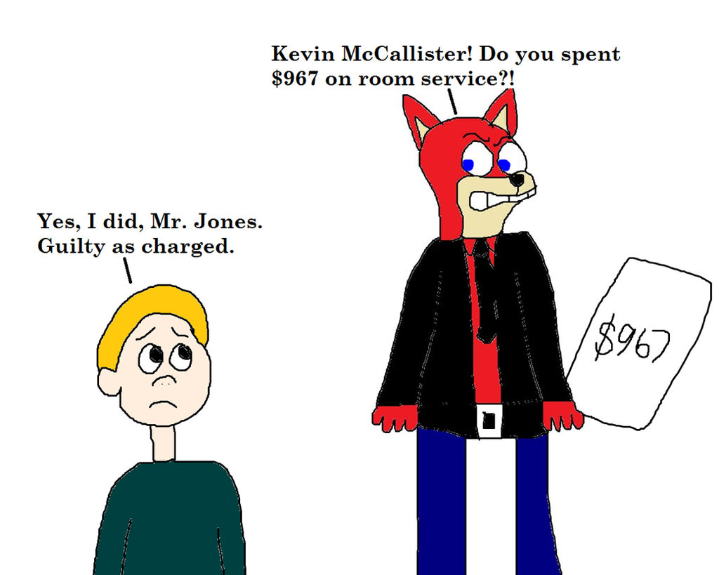 Mr. Jones Found that Kevin Spent $967 on Room Serv by
