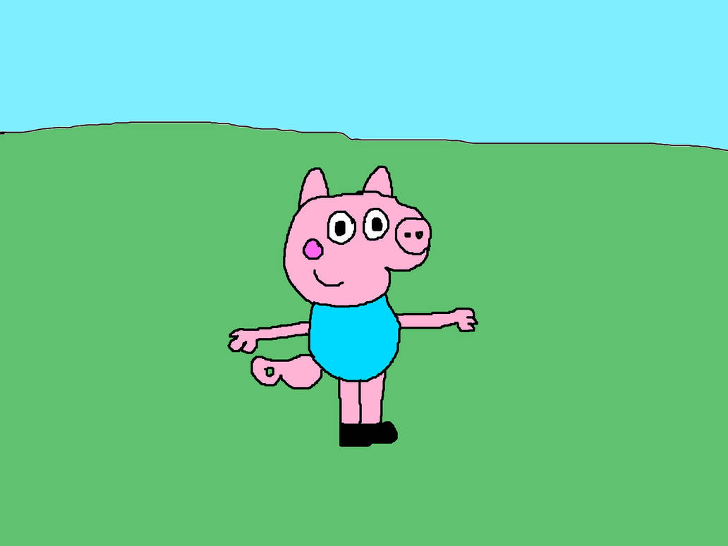 George Pig Distorted George Pig from Peppa Pig by MJEGameandComicFan89 on DeviantArt