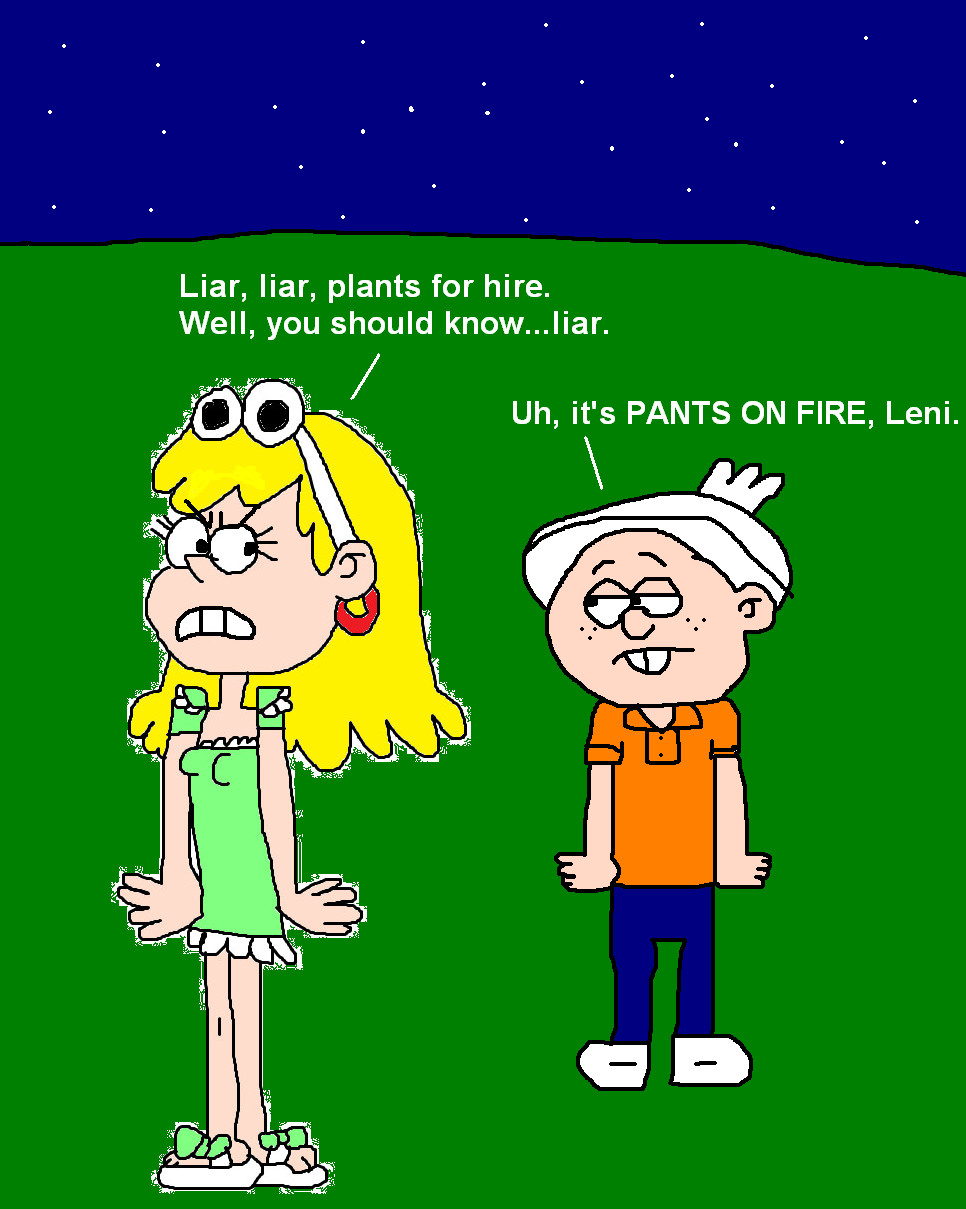 Liar Liar Plants For Hire Lincoln Loud By Mjegameandcomicfan On Deviantart