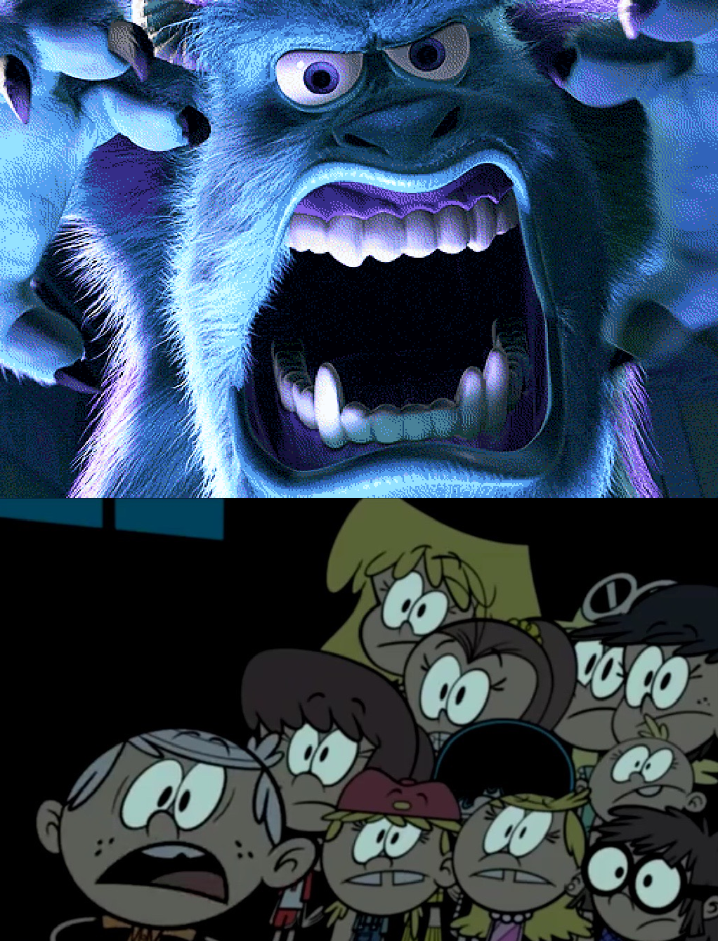 The Loud Children Scared of Sulley's Fierce Roar