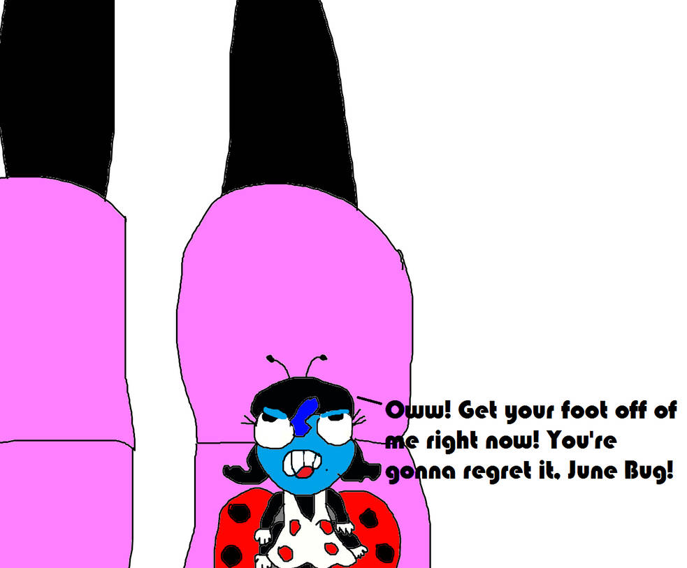 Lacey Ladybug Right on June Bug's Sole by MJEGameandComicFan89 on ...