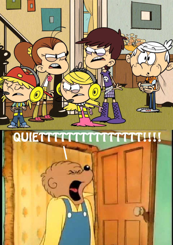 Papa Bear Yelling Quiet to the Loud Sisters by MJEGameandComicFan89 on ...