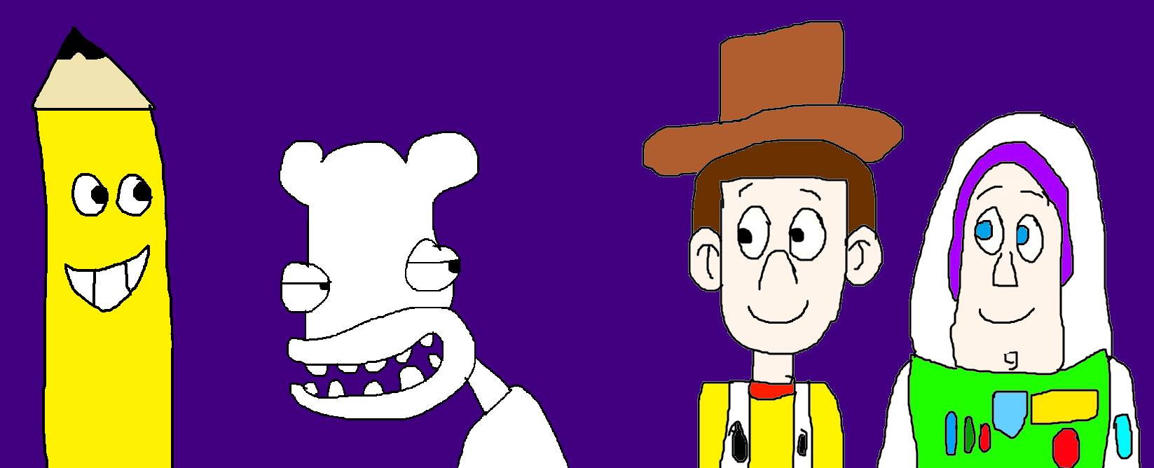 Wild Woody, Woody and Buzz Meeting Ding Dong