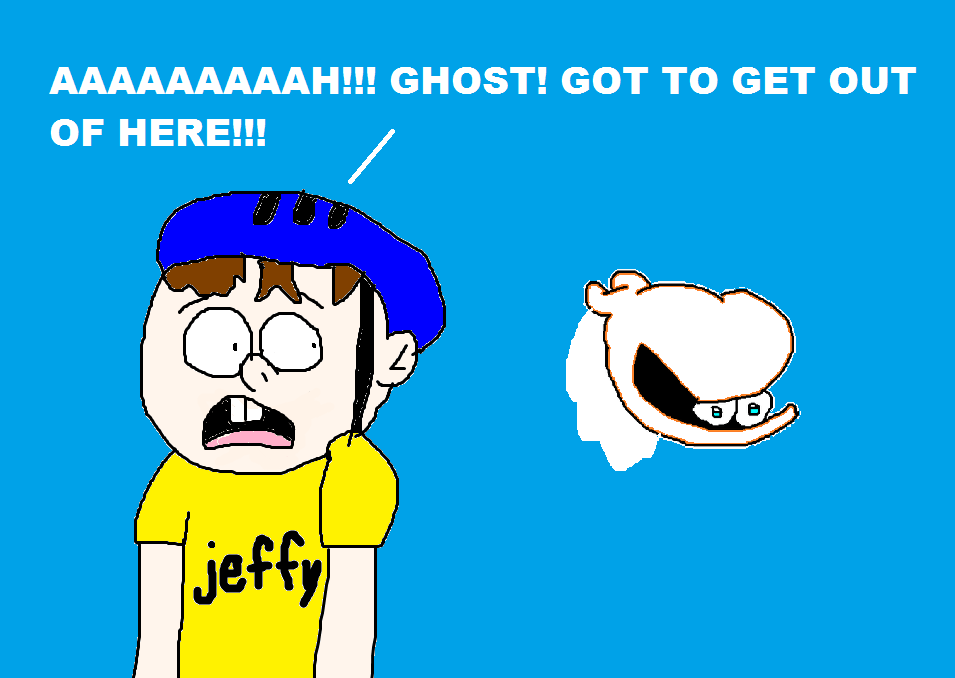 Jeffy Screaming When He Saw Moe the Ghost!