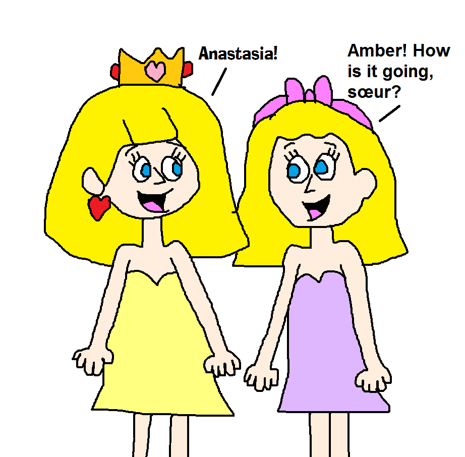 Anastasia and Amber Seeing Each Other Proudly!