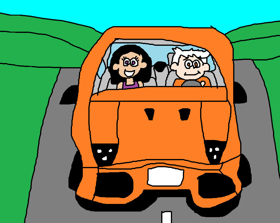 Kenny and Annie Riding the Car on the Open Road by MJEGameandComicFan89 ...