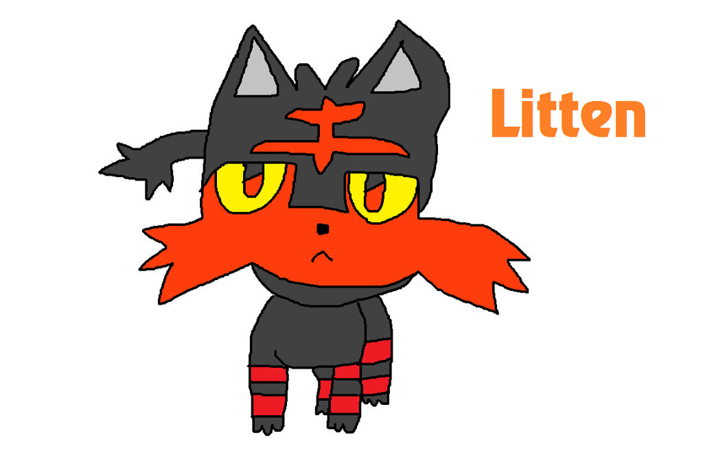 Litten from Pokemon Sun and Moon